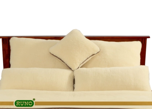 Poduszka Wełniana Standard Laura Brąz