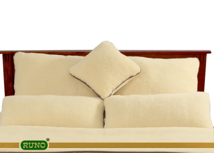 Poduszka Wełniana Standard Laura Brąz