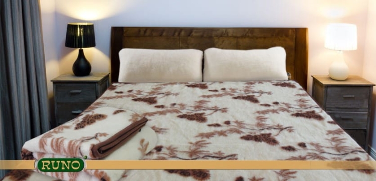 Koc Wełniany Winogrona